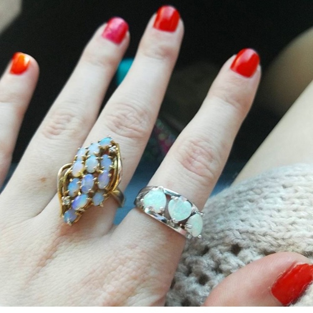 LOCK DOWN SALE ^14KGF Gold Engagement Wedding Ring